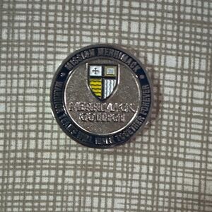 Merrimack College Silver Lapel Pin